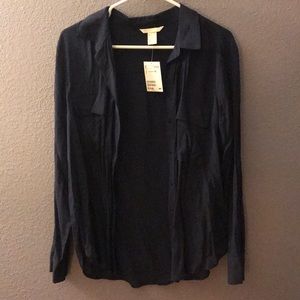 Brand New Dark Blue Flannel